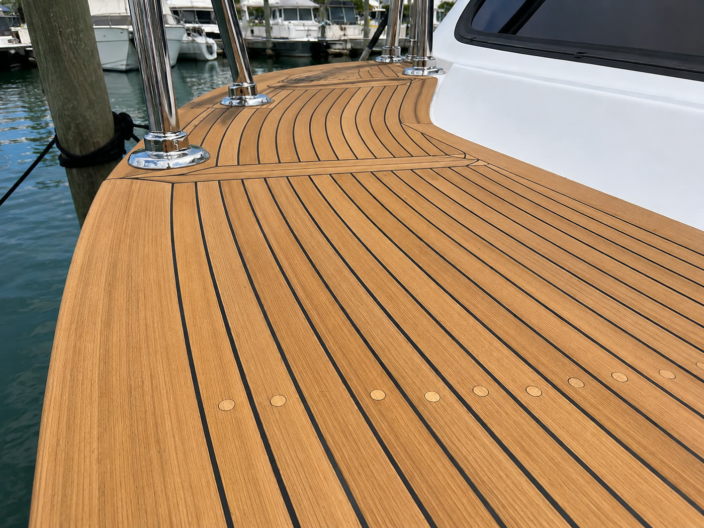 Teak restoration after