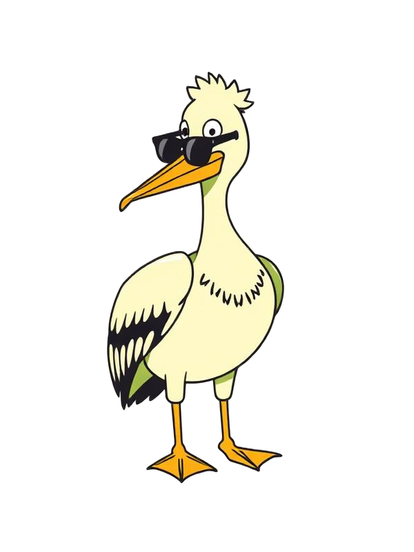 BDE mascot pelican